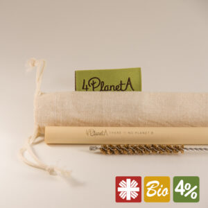 cestovatelský set bambusové brčko 4planeta