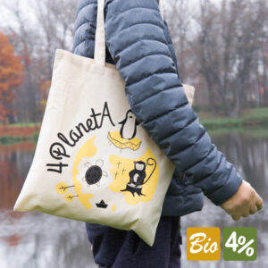 taška plátěnka na nákupy pro děti zvířátka